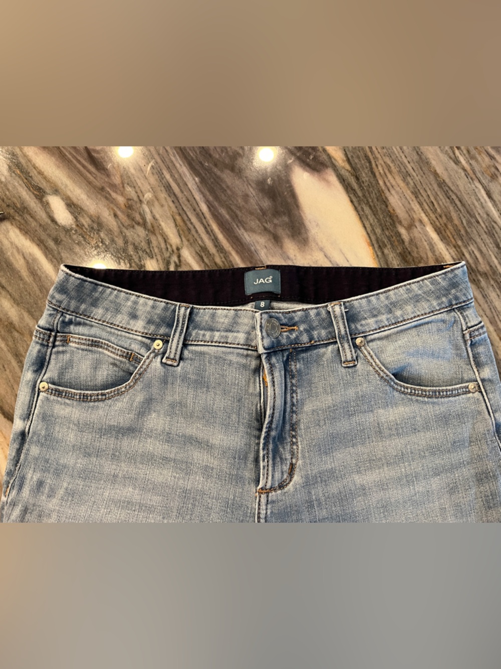 JAG "Ruby" Straight Crop Jeans - SIZE 8/26 INSEAM - Picture 5 of 11